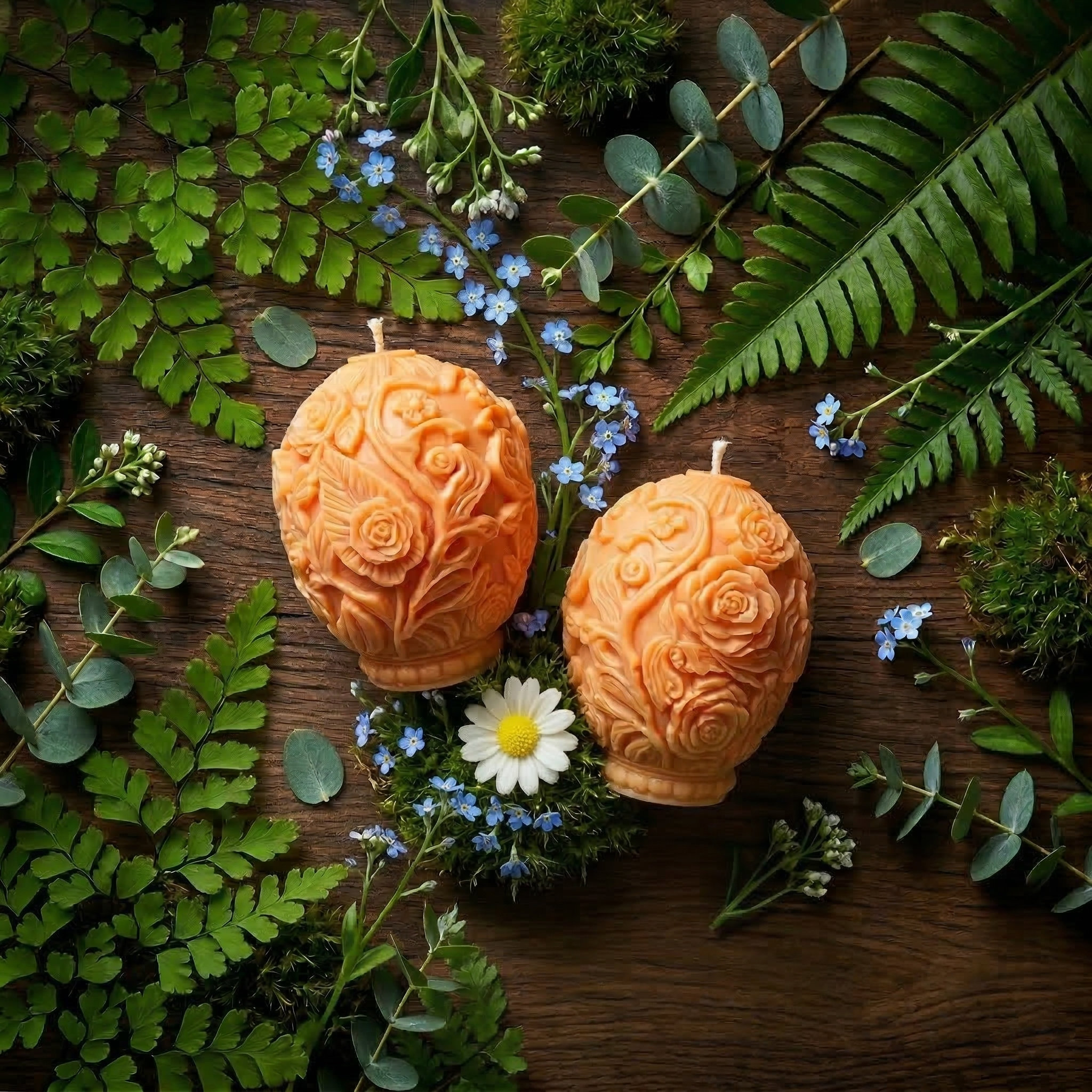 Velitas de huevito de Pascua